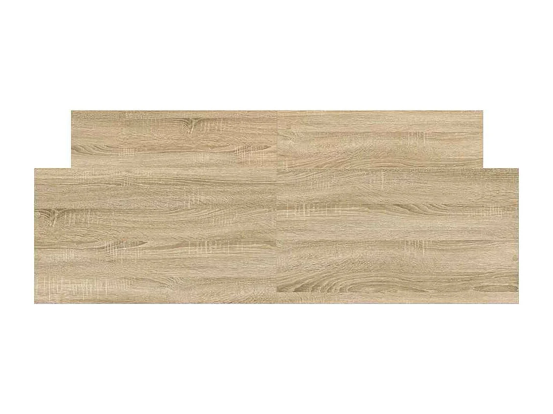 Cadre de lit sans matelas chêne sonoma 120x200 cm