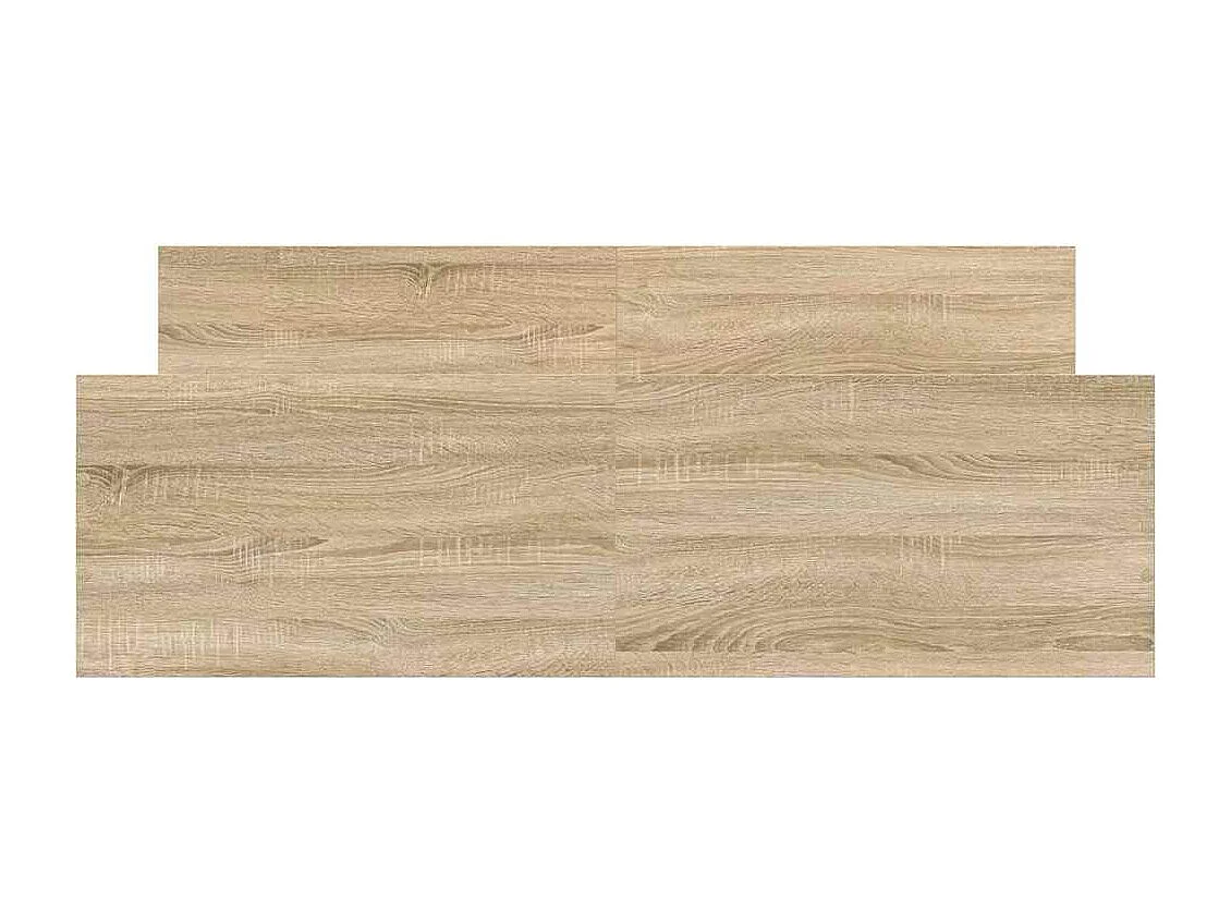 Giroletto con Testiera e Pediera Rovere Sonoma 120x200 cm