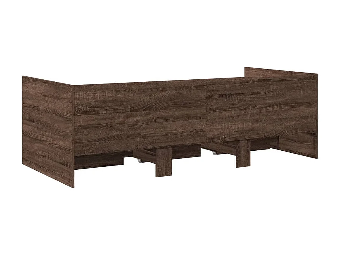 Tagesbett mit Schubladen ohne Matratze 75x190 cm