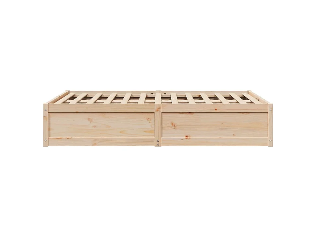 Cama sem colchão 135x190 cm madeira de pinho maciça
