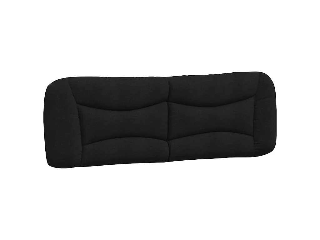 Bedframe zonder matras "Hvar" stof zwart 160x200 cm