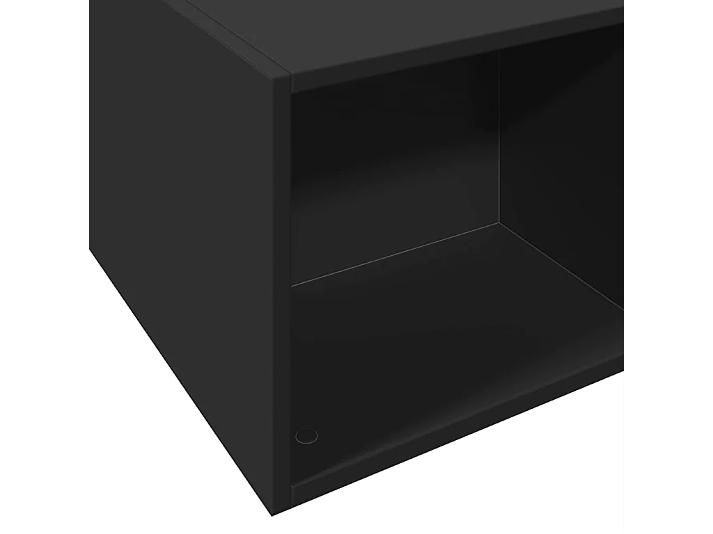 Cadre de lit sans matelas noir 120x190 cm