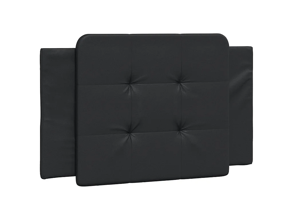 Cadre de lit avec LED sans matelas Zadar noir 90x200 cm