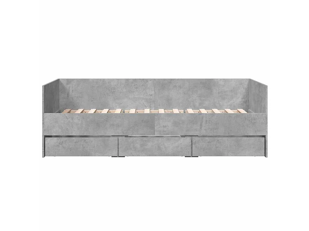 Divano Letto con Cassetti senza Materasso 90x200 cm