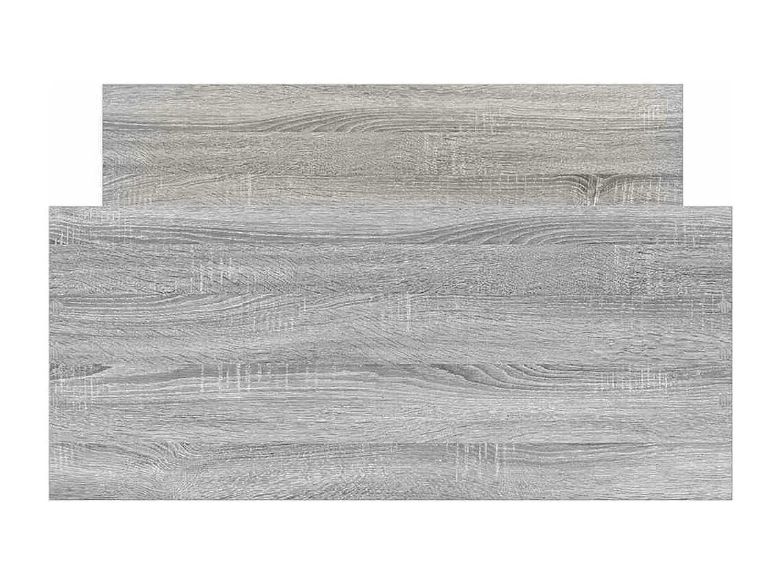 Cadre de lit sans matelas sonoma gris 90x190 cm