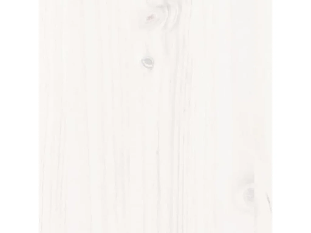 Lit de jour sans matelas blanc 90x190 cm bois de pin massif