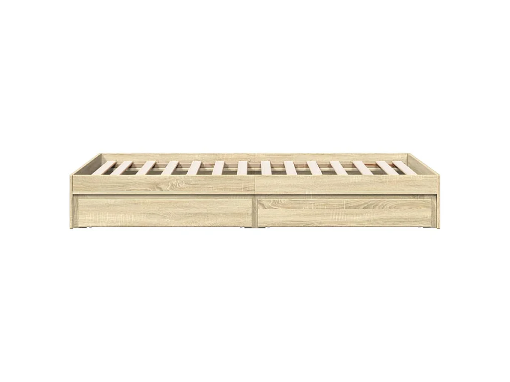 Giroletto Cassetti Rovere Sonoma 100x200 cm Legno Multistrato