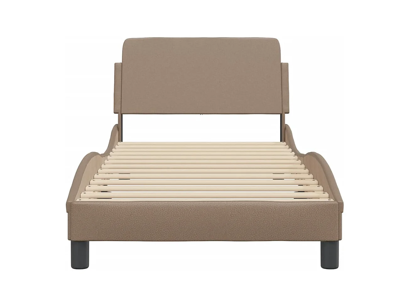 Cadre de lit Dover cappuccino 90x200 cm similicuir