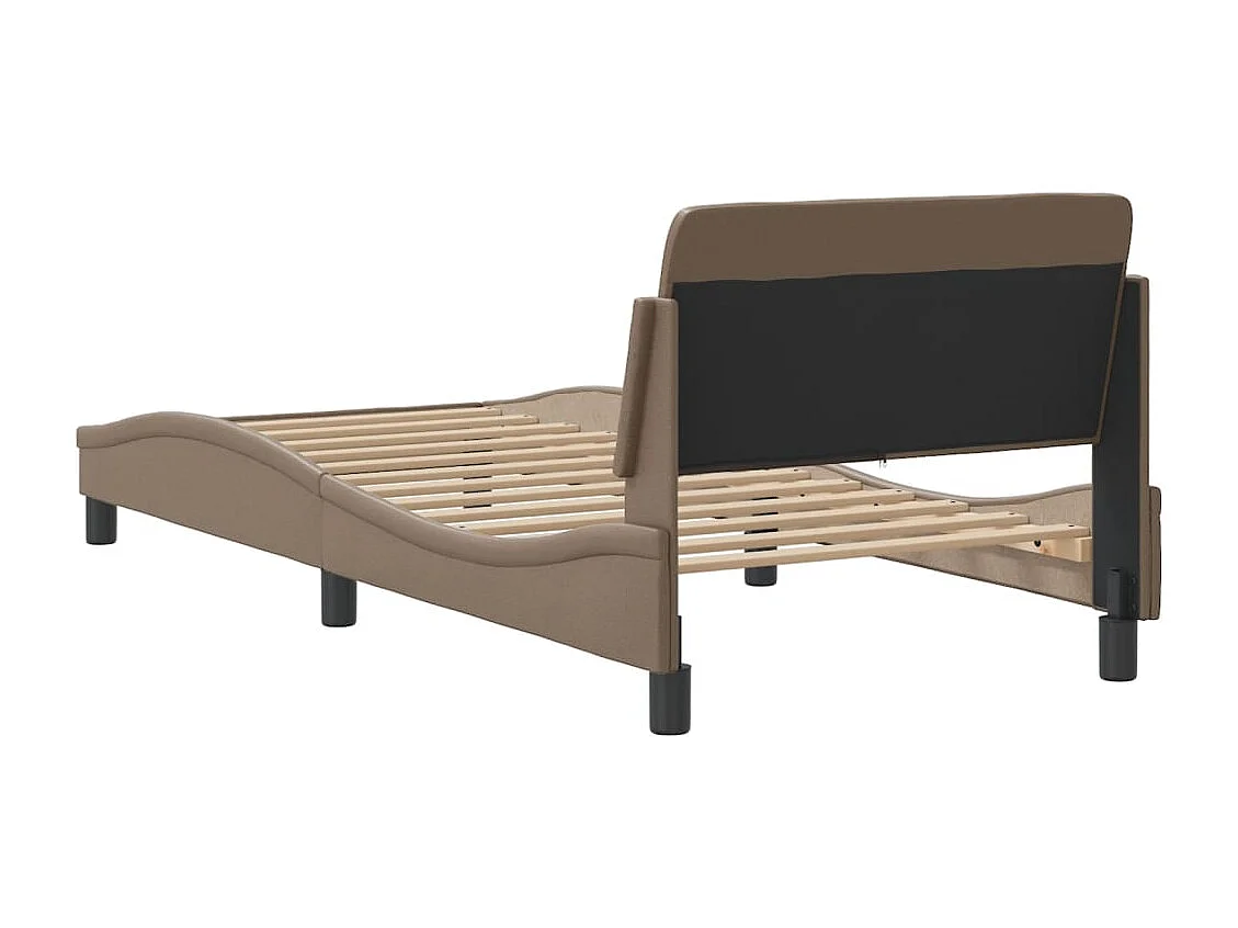 Cadre de lit Dover cappuccino 90x200 cm similicuir