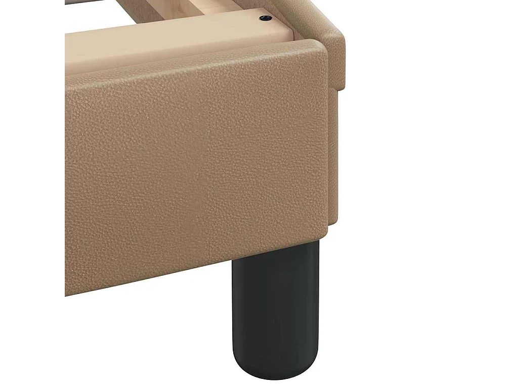 Bedframe "Dover" kunstleer cappuccinokleurig 90x200 cm