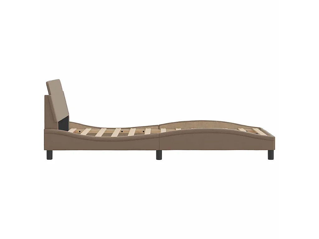 Cadre de lit Dover cappuccino 90x200 cm similicuir