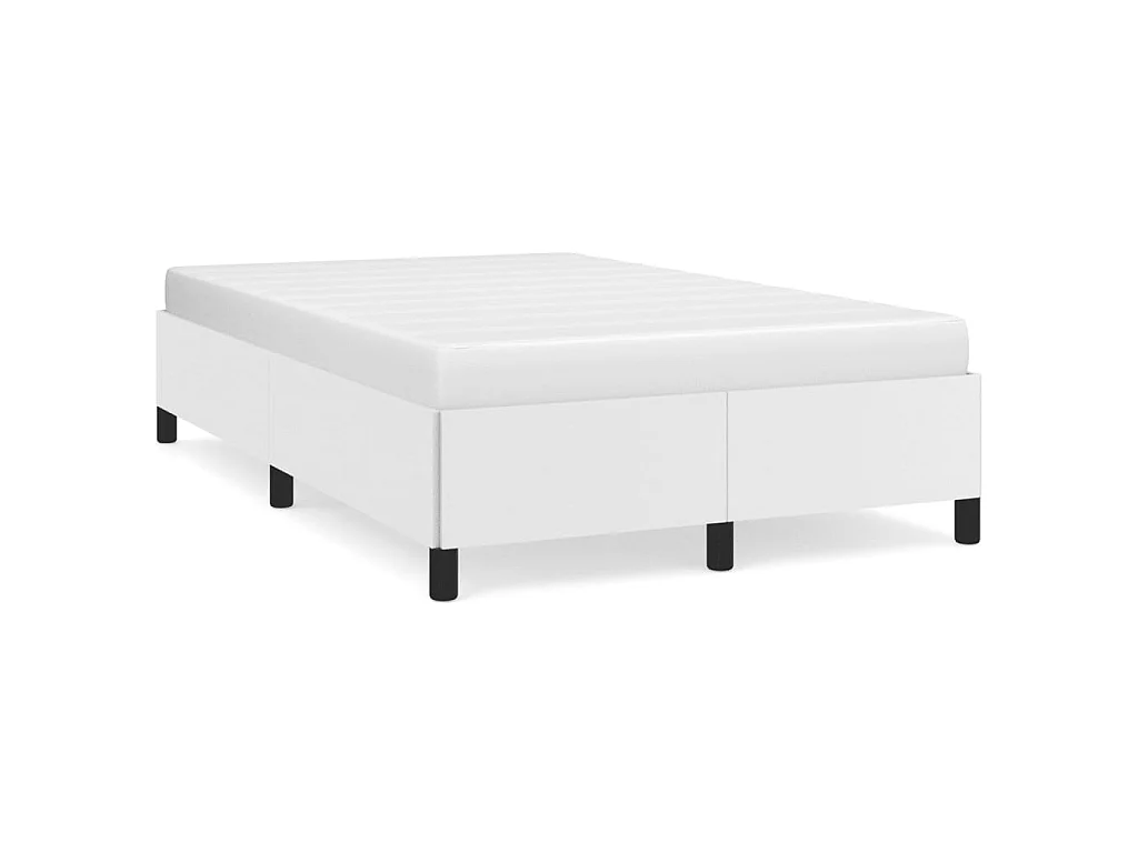 Giroletto senza Materasso Bianco 120x190 cm Similpelle