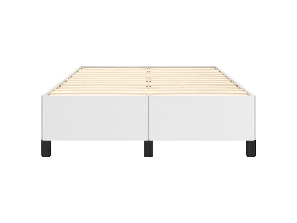 Giroletto senza Materasso Bianco 120x190 cm Similpelle