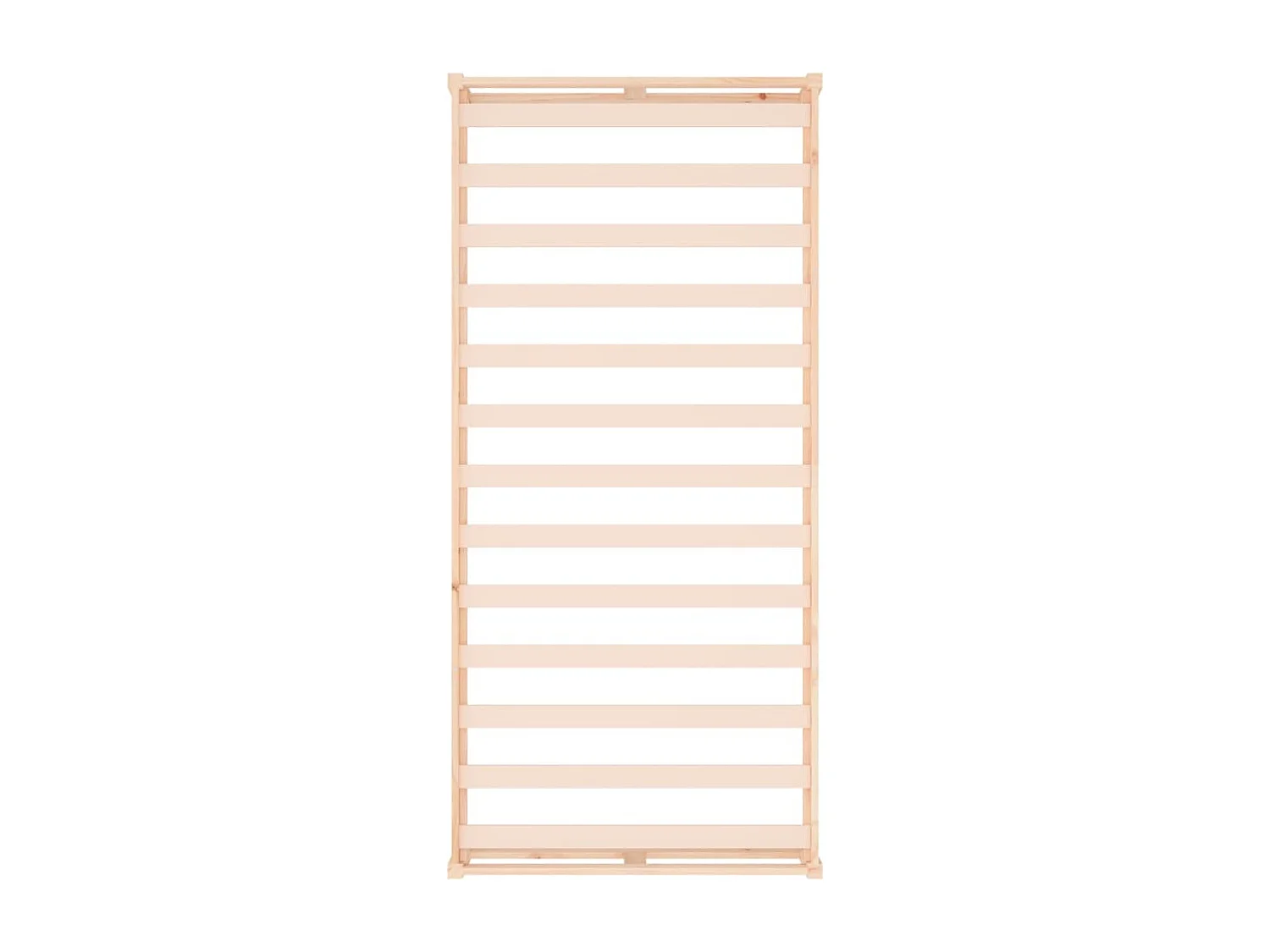 Cadre de lit sans matelas 75x190 cm bois massif