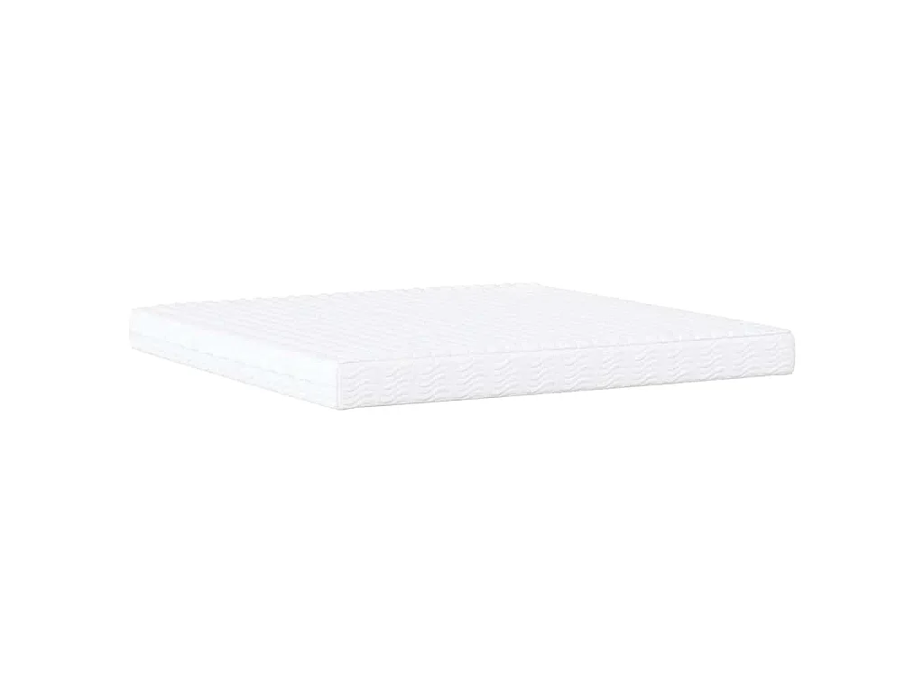 Cama com colchão Dover 200x200 cm tecido cinzento-escuro