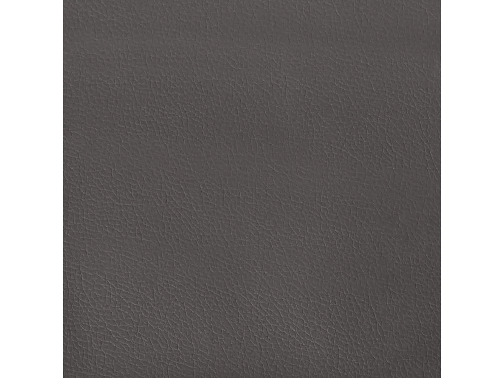 Sommier à lattes de lit matelas LED gris 120x190 cm similicuir