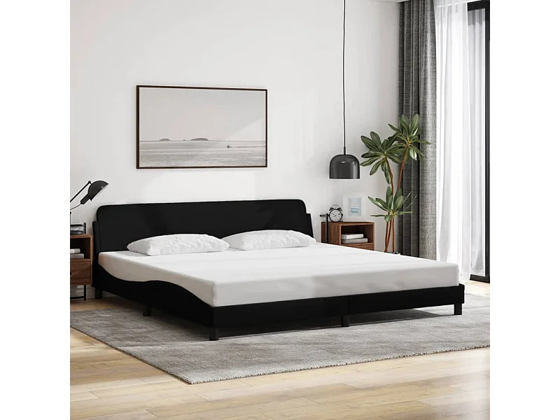 Giroletto Dover Nero 200x200 cm in Tessuto