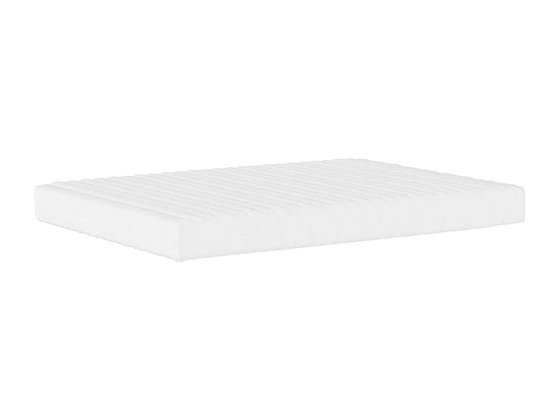 Bett mit Matratze "Hvar" Taupe 120x200 cm Stoff