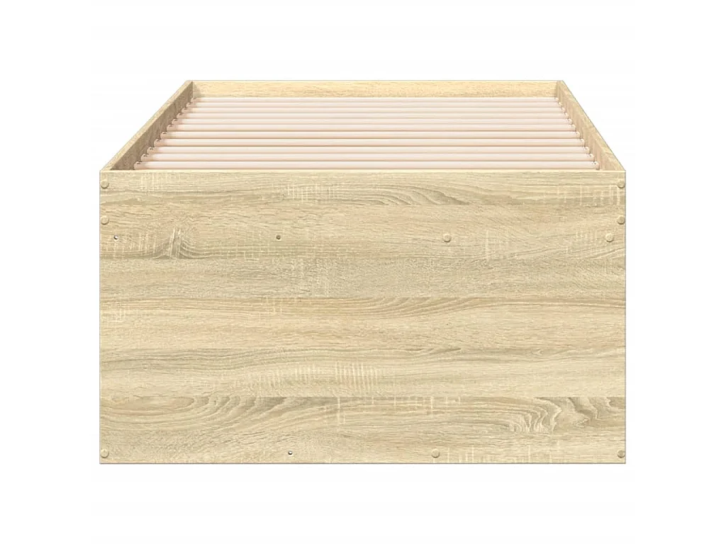 Lit de jour avec tiroirs sans matelas chêne sonoma 90x200 cm