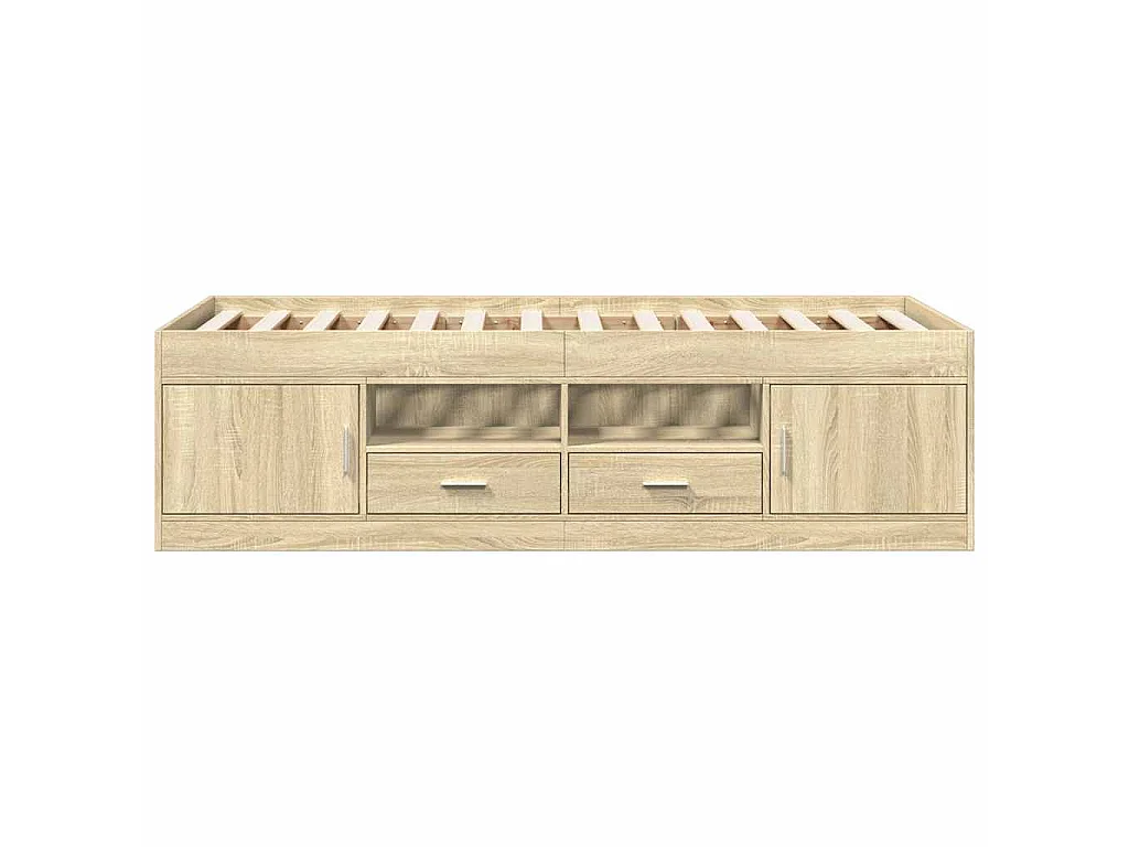 Divano Letto con Cassetti senza Materasso 90x200 cm