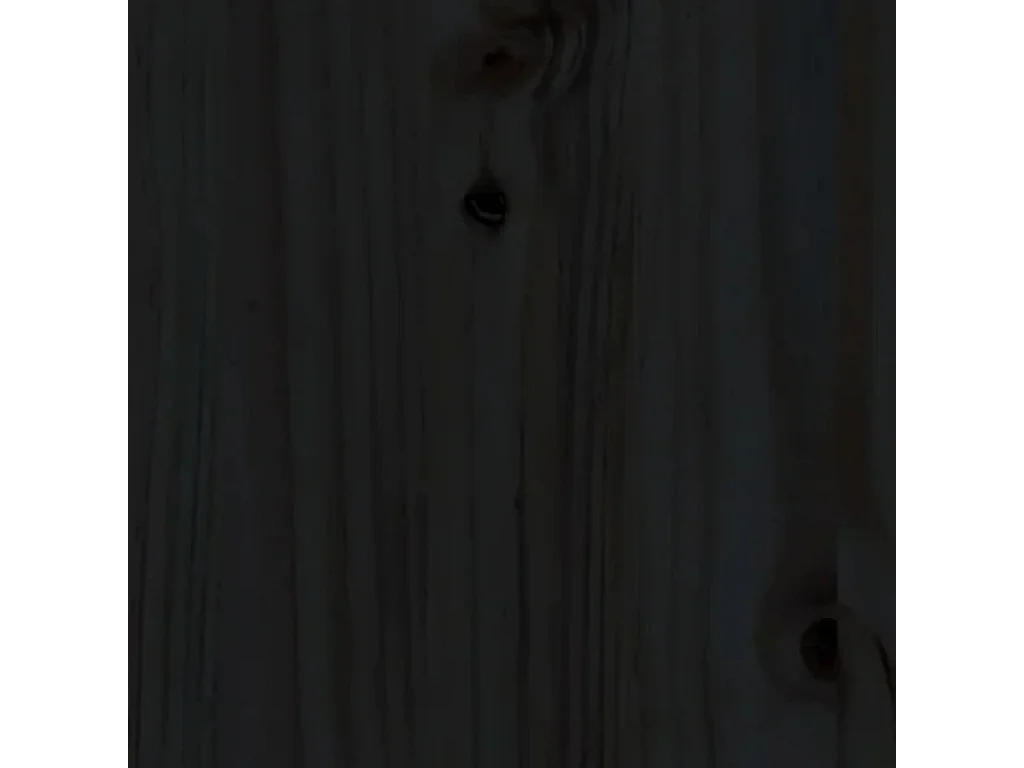 Dormeuse Nera 90x200 cm in Legno Massello di Pino