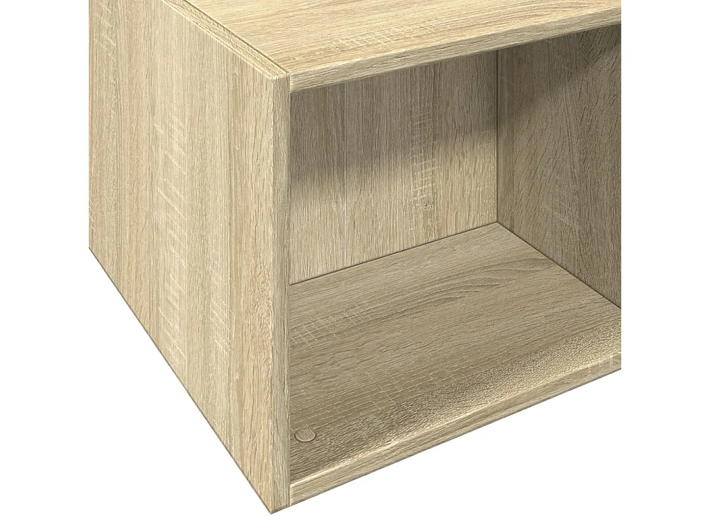 Bettgestell Sonoma-Eiche 120x190 cm Holzwerkstoff