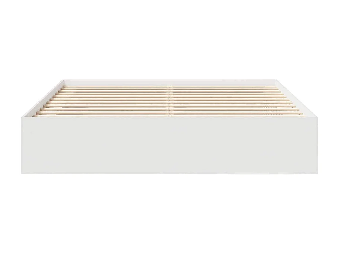 Cadre de lit sans matelas blanc 180x200 cm