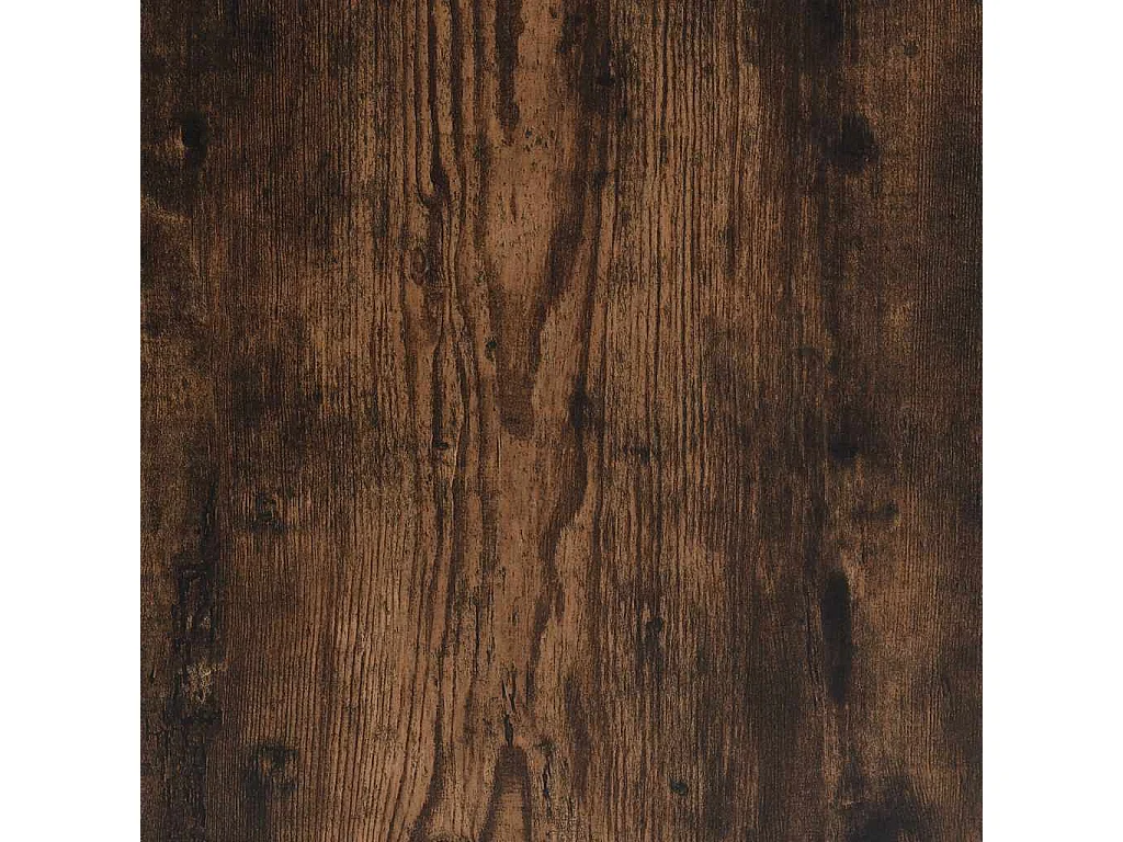 Bedframe met hoofdeinde bewerkt hout gerookt eiken 140x200 cm