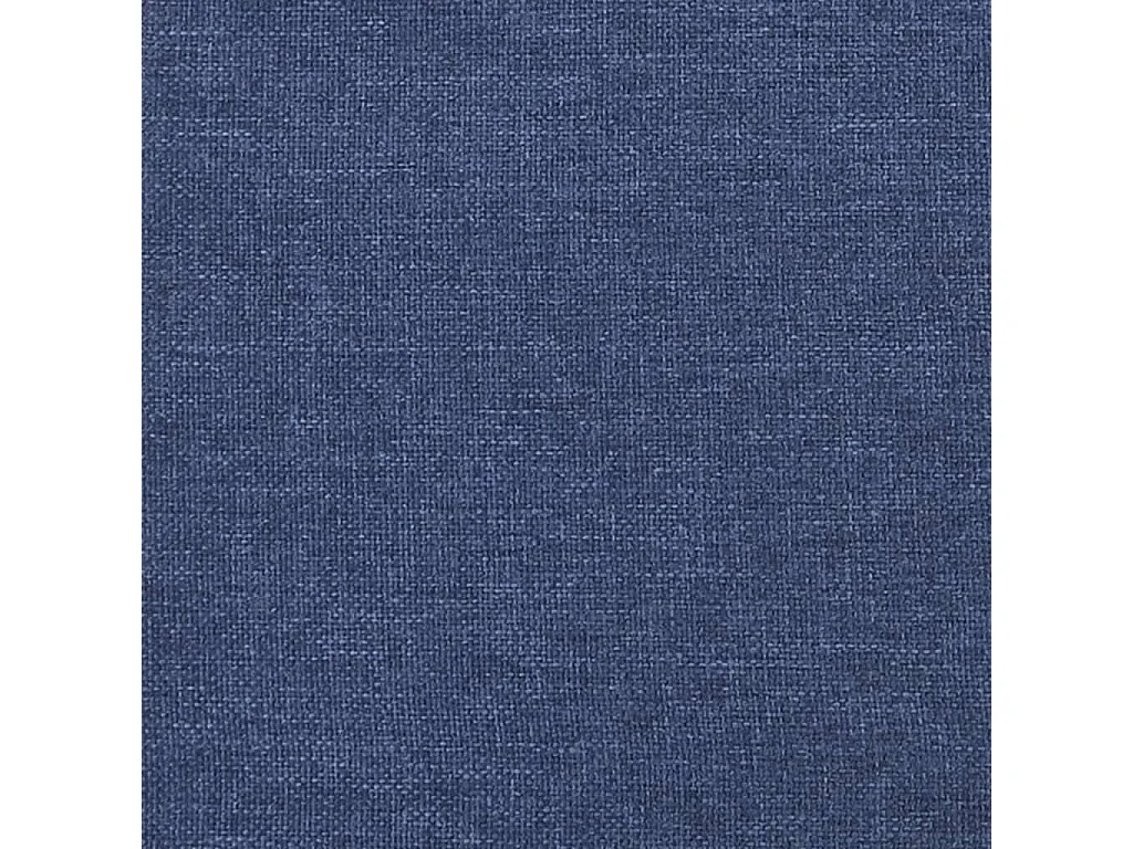 Cadre de lit sans matelas bleu 120x190 cm tissu