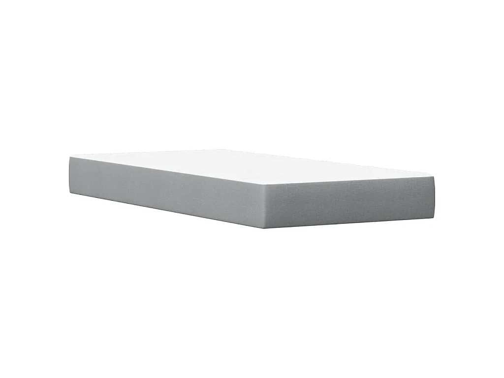 Letto Cassetti e Materasso Bianco 90x200 cm Legno Massello Pino