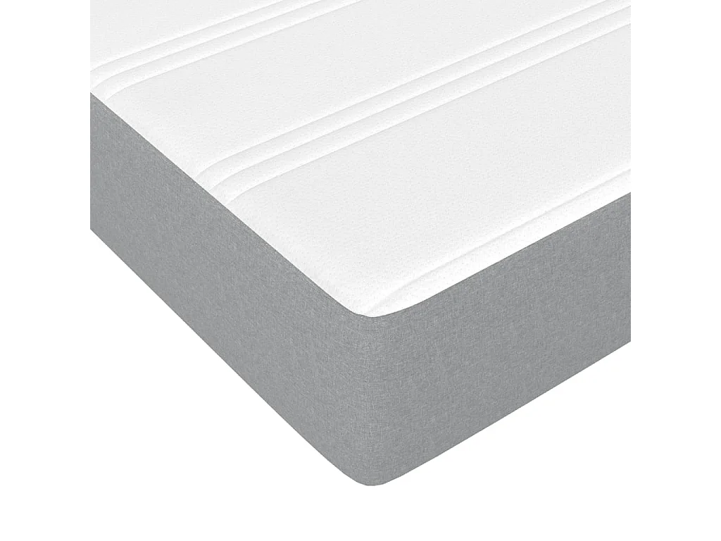 Letto Cassetti e Materasso Bianco 90x200 cm Legno Massello Pino