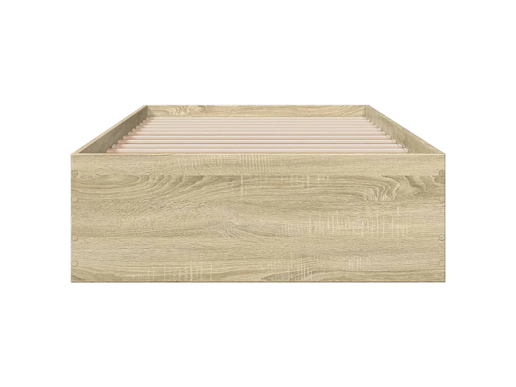 Cadre de lit avec tiroirs sans matelas chêne sonoma 90x200 cm