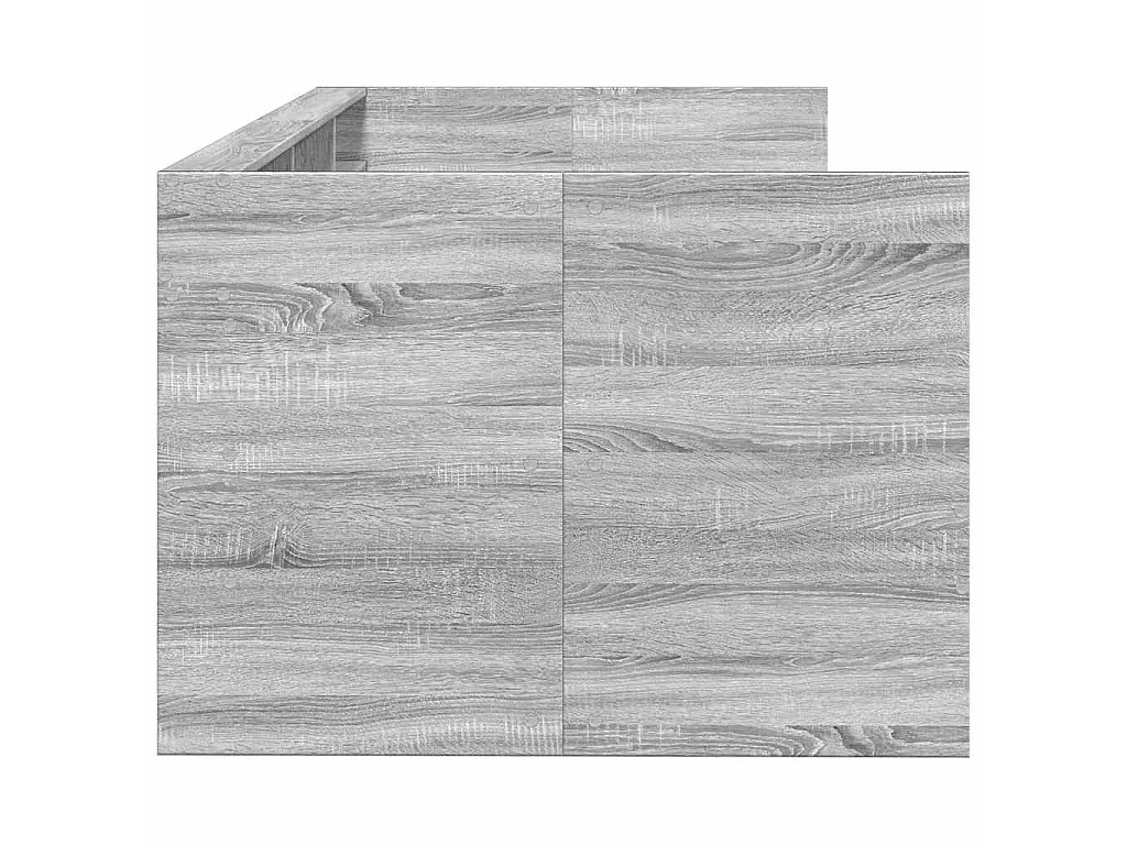 Lit de jour avec tiroirs sans matelas sonoma gris 75x190 cm