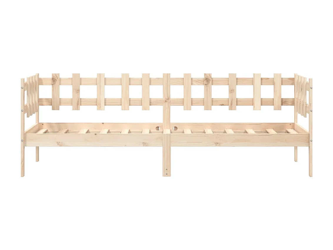 Dormeuse senza Materasso 90x200 cm in Legno Massello di Pino