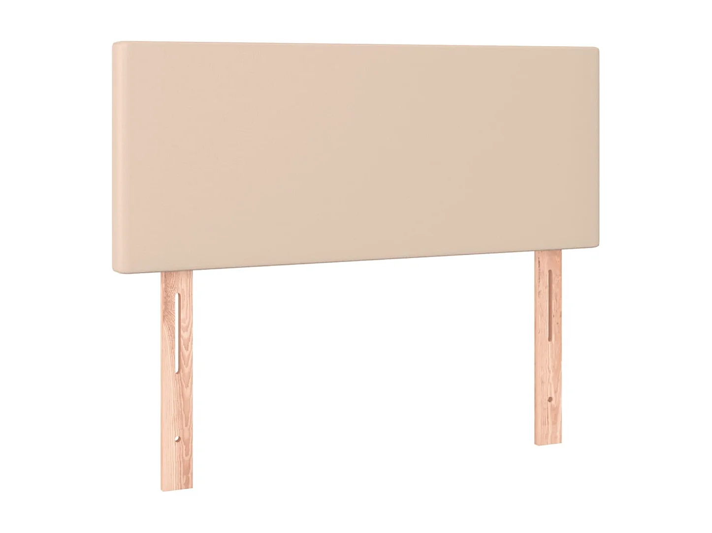 Giroletto Molle Materasso e LED Cappuccino 120x190cm Similpelle