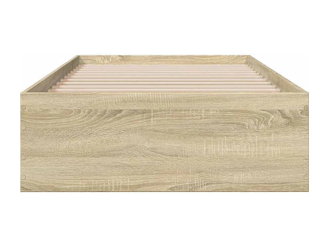 Bettgestell mit Schubladen Sonoma-Eiche 100x200cm Holzwerkstoff