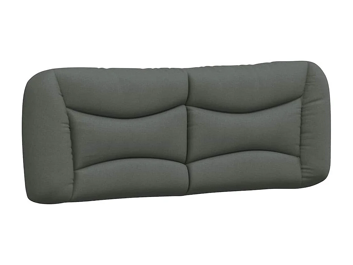 Bedframe zonder matras "Hvar" stof donkergrijs 140x190 cm