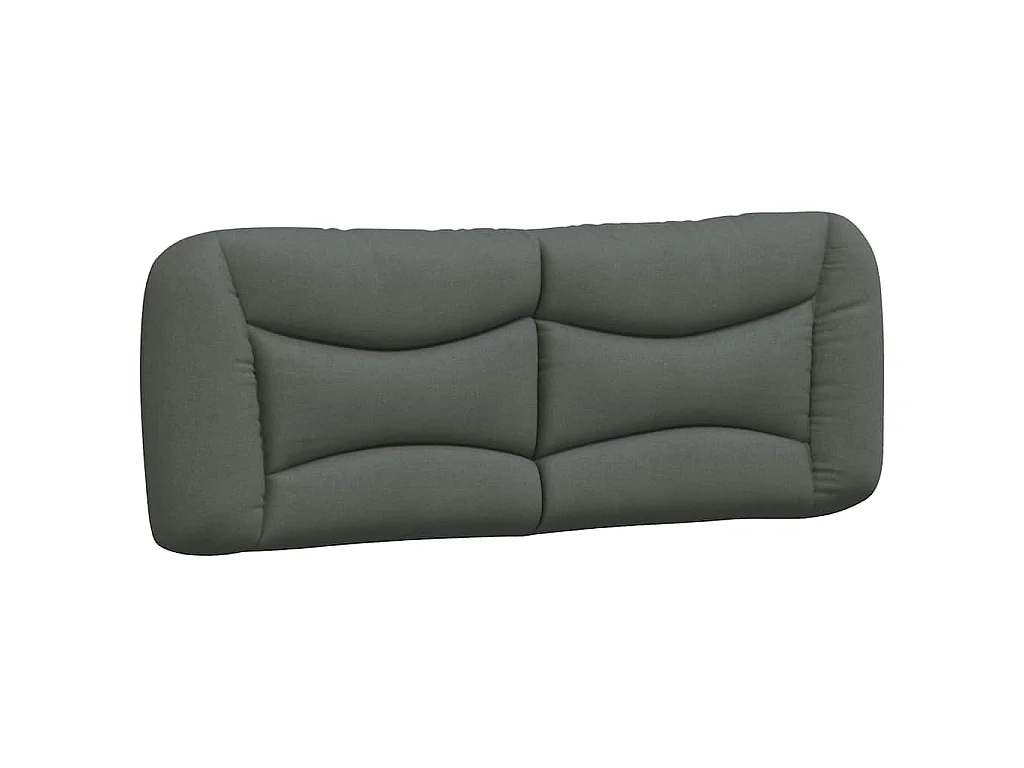 Bedframe zonder matras "Hvar" stof donkergrijs 140x190 cm