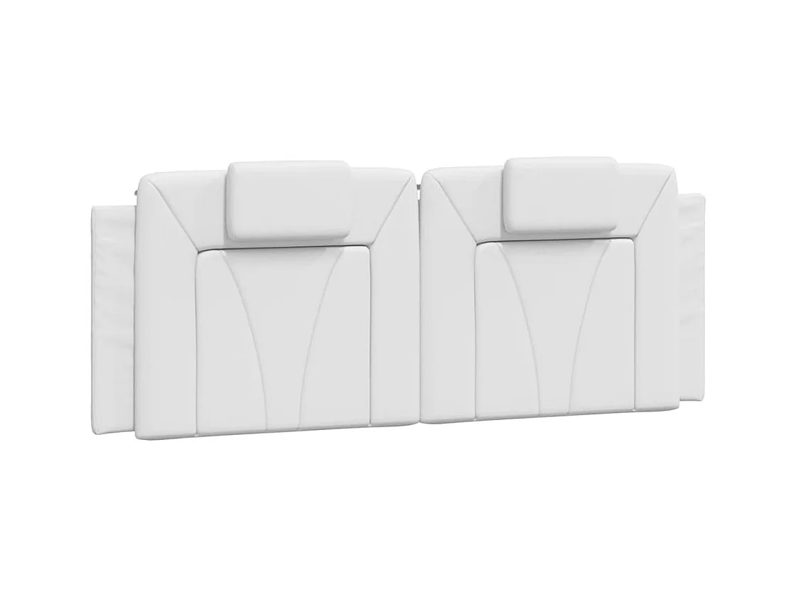 Lit Viana avec matelas blanc 120x200 cm similicuir