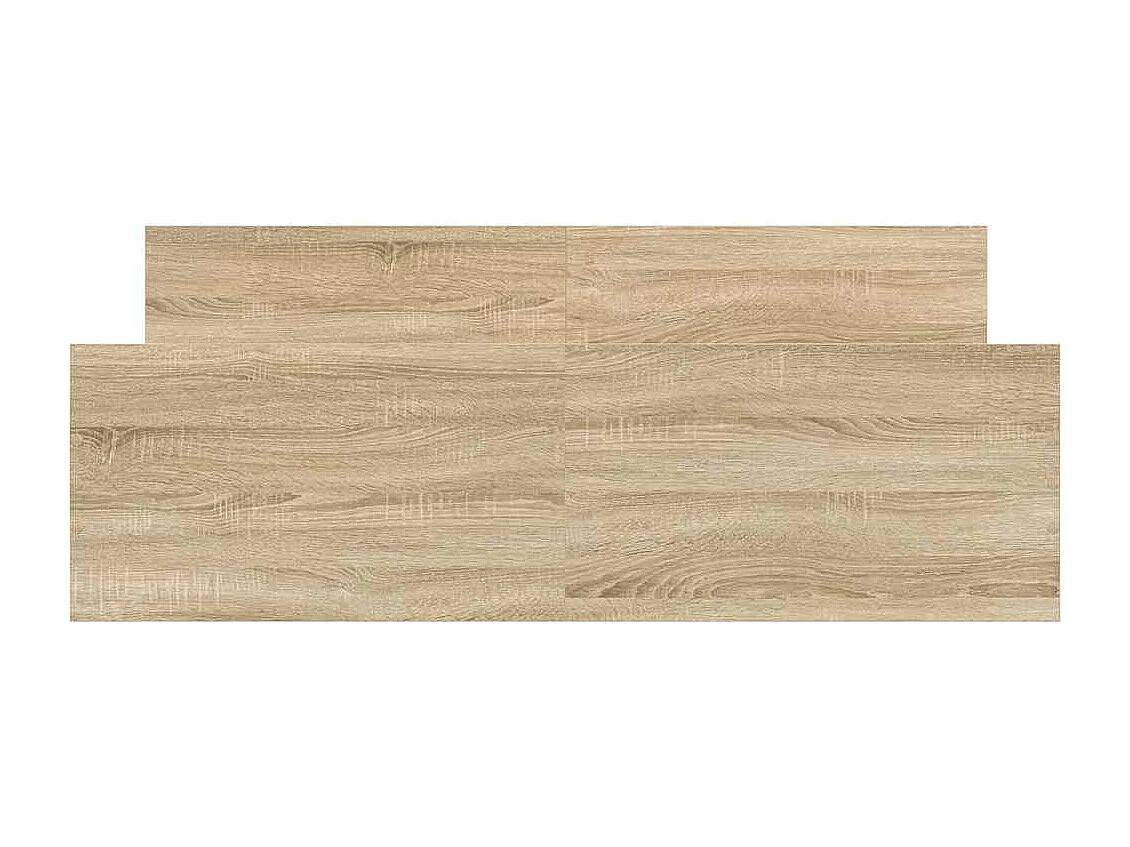 Cadre de lit sans matelas chêne sonoma 150x200 cm