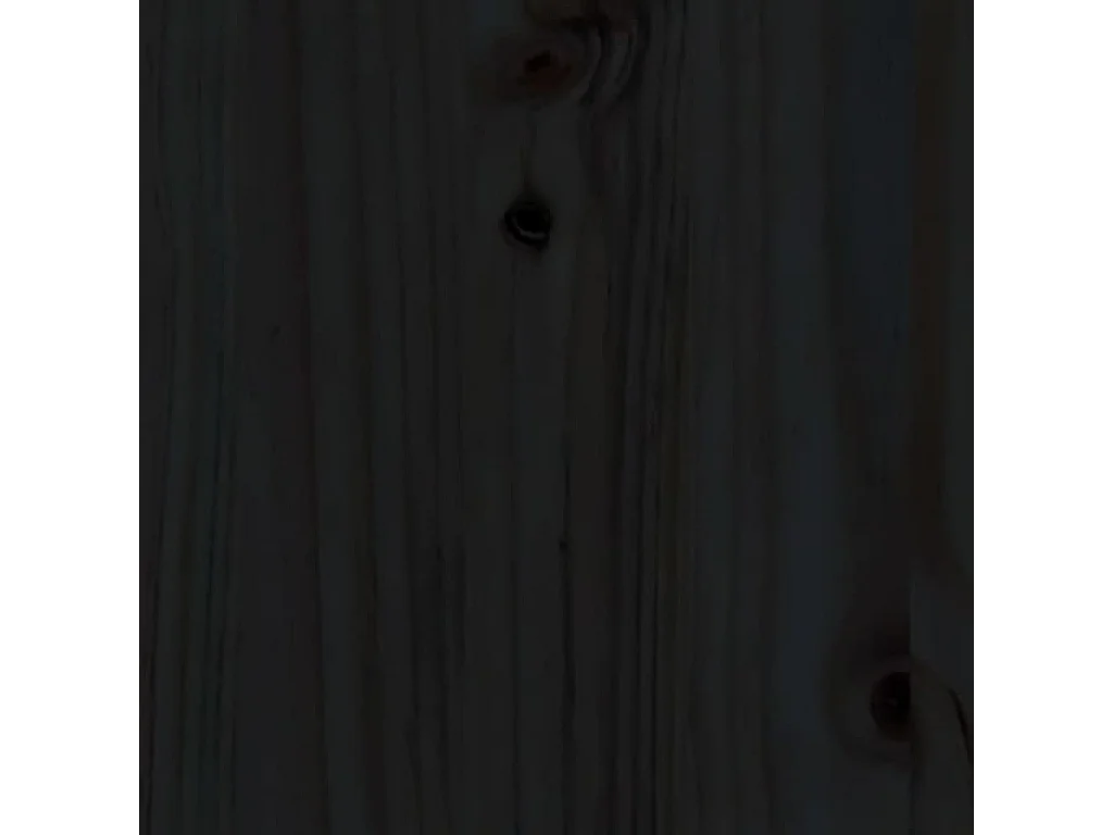 Dormeuse Nera 90x190 cm in Legno Massello di Pino