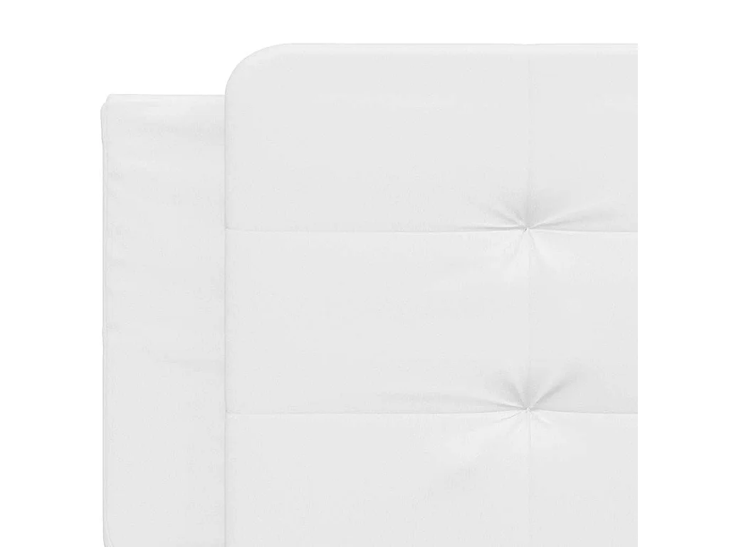 Bedframe zonder matras "Zadar" kunstleer wit 160x200 cm
