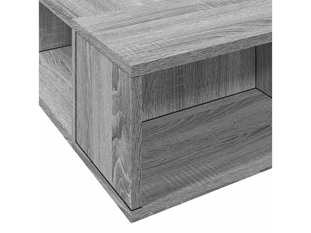 Cadre de lit sans matelas sonoma gris 140x190 cm