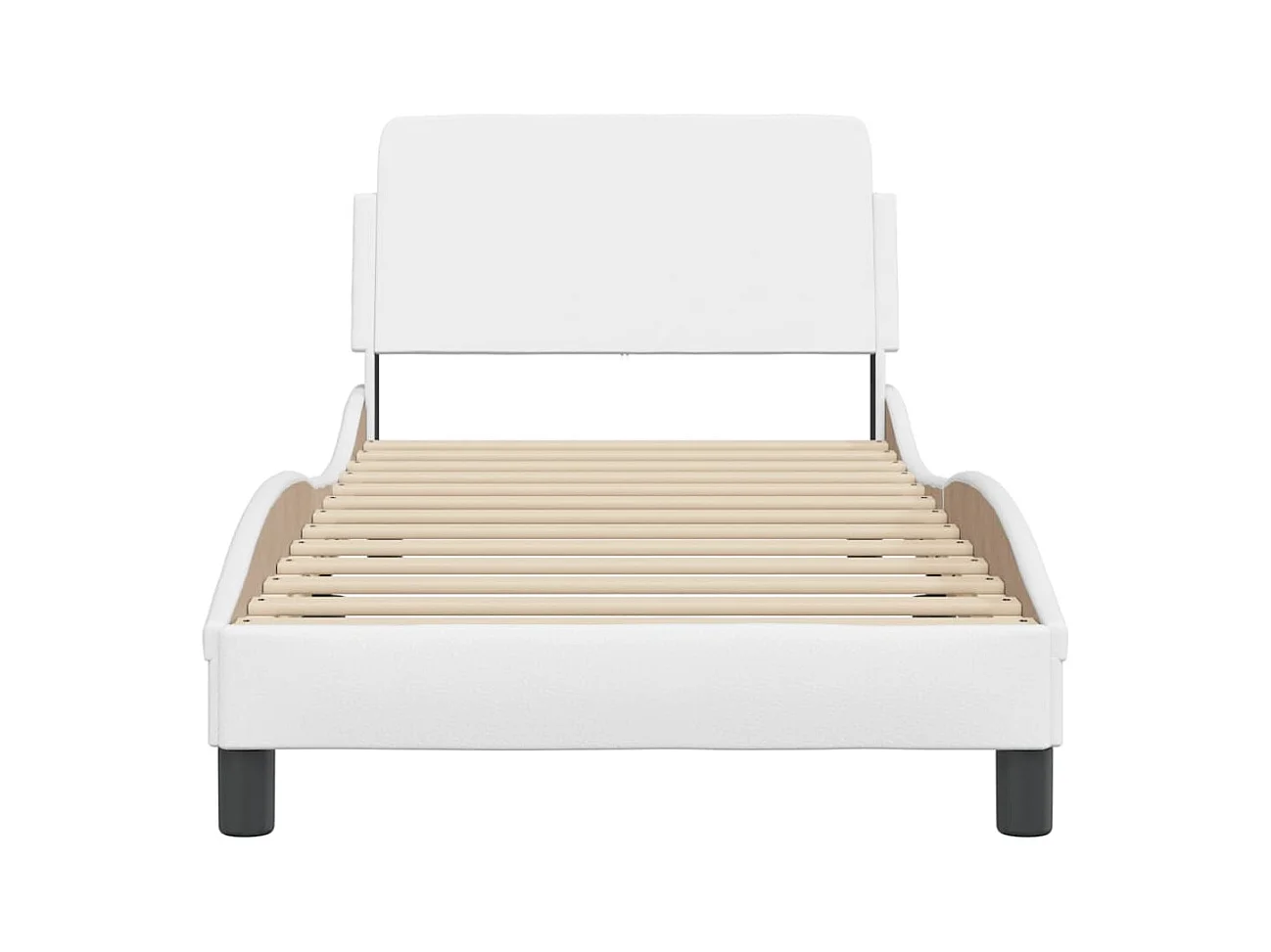 Cadre de lit Dover blanc 80x200 cm similicuir