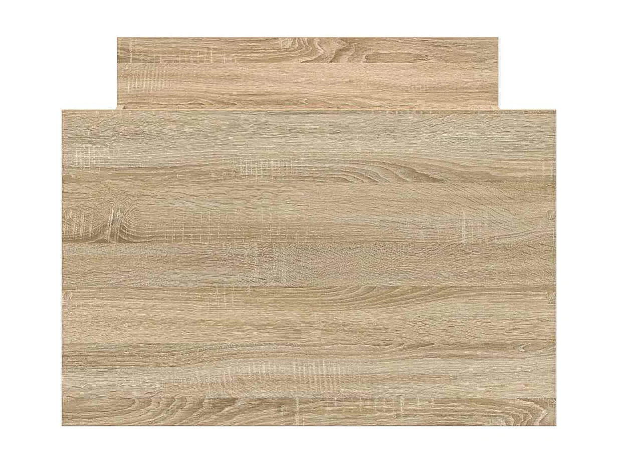 Bettgestell mit Kopf- und Fußteil Sonoma-Eiche 90x200 cm