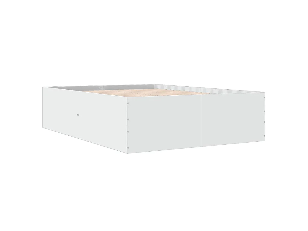 Bettgestell Weiß 120x190 cm Holzwerkstoff