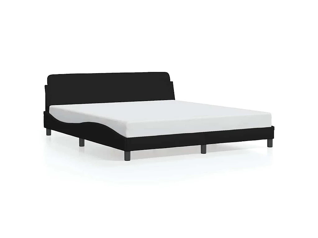 Giroletto Dover Nero 180x200 cm in Tessuto