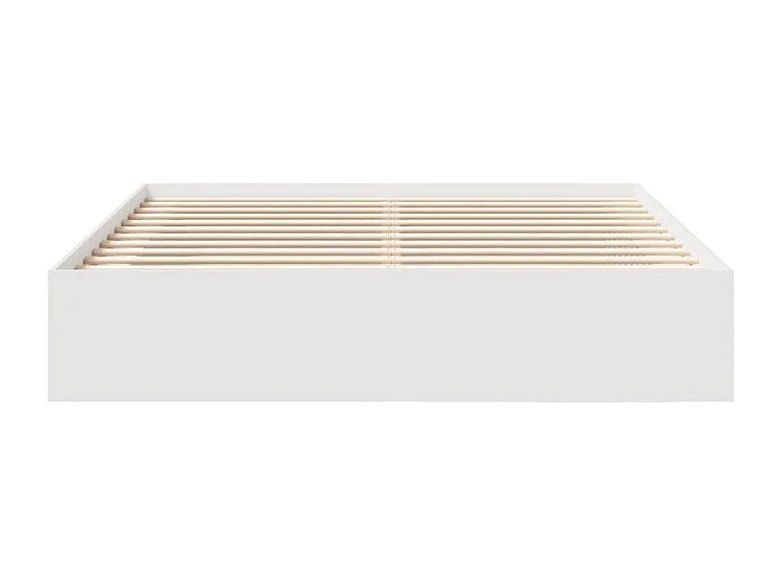 Estructura de cama blanca 200x200 cm