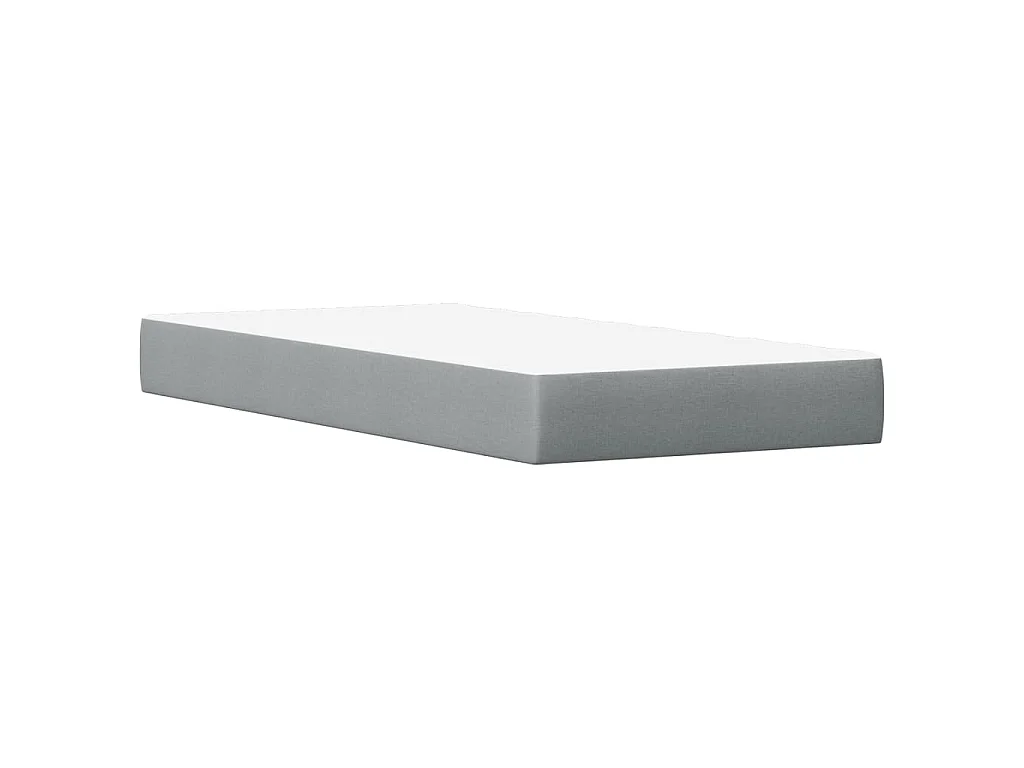 Letto Cassetti e Materasso Marrone Cera 100x200cm Massello Pino