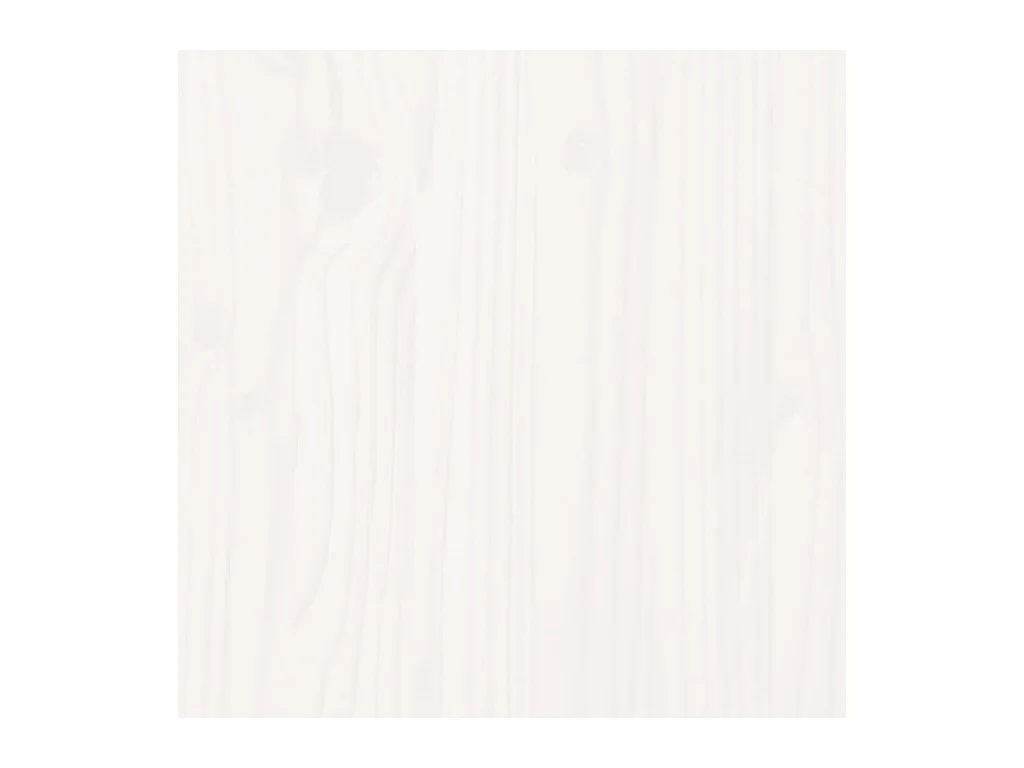 Cadre de lit sans matelas blanc 160x200 cm bois de pin massif
